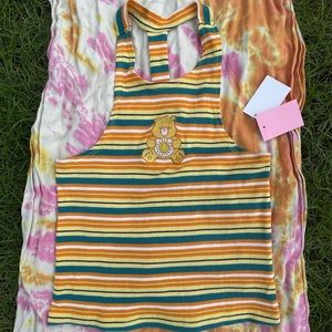 NWT Care Bears Racerback Striped Tank